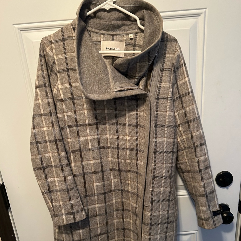 Aritzia side zip wool coat